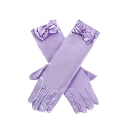 Girl Snow White Gloves Dress Up Party Supplies Children Princess Cosplay Costume For Elsa Anna Belle Gloves Pink Purplle Yellow