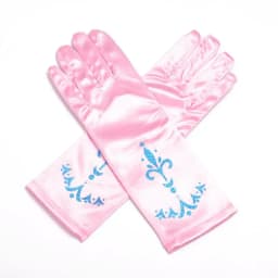 Girl Snow White Gloves Dress Up Party Supplies Children Princess Cosplay Costume For Elsa Anna Belle Gloves Pink Purplle Yellow
