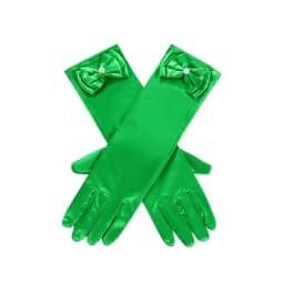 Girl Snow White Gloves Dress Up Party Supplies Children Princess Cosplay Costume For Elsa Anna Belle Gloves Pink Purplle Yellow