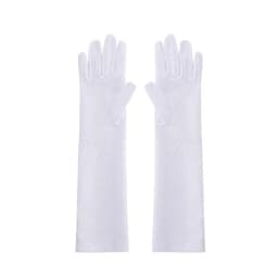 Girl Snow White Gloves Dress Up Party Supplies Children Princess Cosplay Costume For Elsa Anna Belle Gloves Pink Purplle Yellow