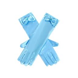 Girl Snow White Gloves Dress Up Party Supplies Children Princess Cosplay Costume For Elsa Anna Belle Gloves Pink Purplle Yellow