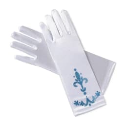 Girl Snow White Gloves Dress Up Party Supplies Children Princess Cosplay Costume For Elsa Anna Belle Gloves Pink Purplle Yellow