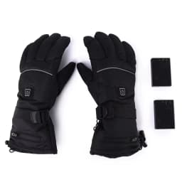 Heated Winter Gloves Thermal for Men And Women with Battery Case Motorcycle Skiing Warm Water-Resistant Cycling Heating Gloves