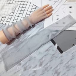 Summer Women Sexy Hollow Transparent Sun Protection Drive Breathable Cycling Fingerless Gloves Quick Dry Prom Cosplay Etiquette