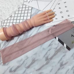 Summer Women Sexy Hollow Transparent Sun Protection Drive Breathable Cycling Fingerless Gloves Quick Dry Prom Cosplay Etiquette
