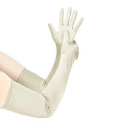 53CM Women Spandex Long Gloves Multicolor Navy Blue Solid Stage Performance Masquerade Party Cosplay Opera Breathable