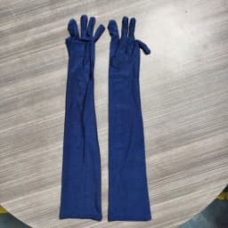 53CM Women Spandex Long Gloves Multicolor Navy Blue Solid Stage Performance Masquerade Party Cosplay Opera Breathable