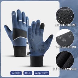 Winter Sports Plus Velvet Warm Gloves For Men And Women Touch Screen Ski Cycling Bicycle Riding Cold-Proof Outdoor Gloves