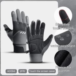 Winter Sports Plus Velvet Warm Gloves For Men And Women Touch Screen Ski Cycling Bicycle Riding Cold-Proof Outdoor Gloves
