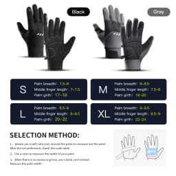 Winter Sports Plus Velvet Warm Gloves For Men And Women Touch Screen Ski Cycling Bicycle Riding Cold-Proof Outdoor Gloves
