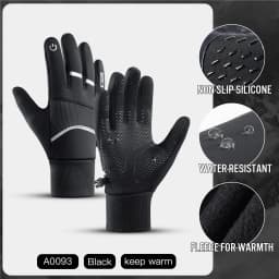 Winter Sports Plus Velvet Warm Gloves For Men And Women Touch Screen Ski Cycling Bicycle Riding Cold-Proof Outdoor Gloves