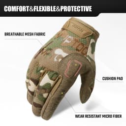 Touch Screen Tactical Gloves Breathable Paintball Airsoft Shooting Combat Hiking Hunting Cycling Work Lightweight Sports Gear