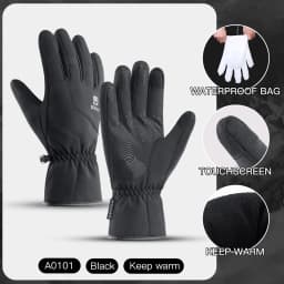 New Waterproof Winter Gloves Men Touchscreen Non-Slip Unisex thickening Windproof Warm Cycling Cold Gloves Fashion Sports Gloves