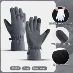 New Waterproof Winter Gloves Men Touchscreen Non-Slip Unisex thickening Windproof Warm Cycling Cold Gloves Fashion Sports Gloves