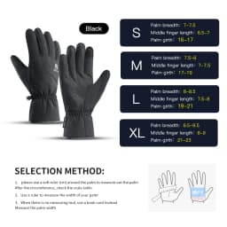 New Waterproof Winter Gloves Men Touchscreen Non-Slip Unisex thickening Windproof Warm Cycling Cold Gloves Fashion Sports Gloves