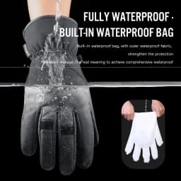 New Waterproof Winter Gloves Men Touchscreen Non-Slip Unisex thickening Windproof Warm Cycling Cold Gloves Fashion Sports Gloves