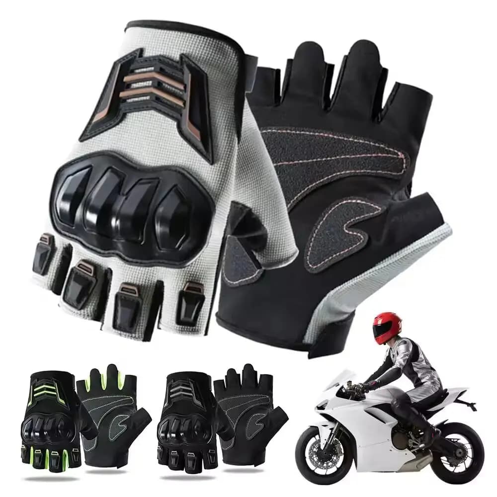 Half Finger Men's Gloves Outdoor F Protective Gloves Sports Wear resistant Motorcycle Bicycle Gloves