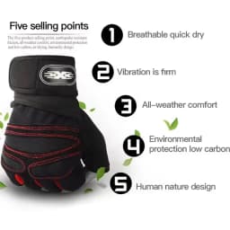 Workout Gloves for Men Women Half Finger Glove with Wrist Wrap for Sport Weight Lifting Training Bicycle Motorcyclist Gym Glove