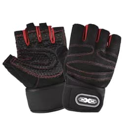 Workout Gloves for Men Women Half Finger Glove with Wrist Wrap for Sport Weight Lifting Training Bicycle Motorcyclist Gym Glove
