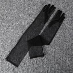 Fashion Long Sheer Tulle Gloves Ultra Thin Stretchy Full Finger Mittens Mesh Elbow Wedding Bride Gloves Drive Sunscreen Mittens