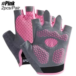 Kids Anti-Slip Cycling Skateboard Gloves Breathable Half-Finger Shock-Absorbing Sports Gloves for Aged 4-12 Summer Spring