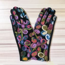 Women Winter Warm Creative Gloves Youth Students Outdoor Cycling Full Finger Gloves Female Lady Touch Screen Thick Mittens
