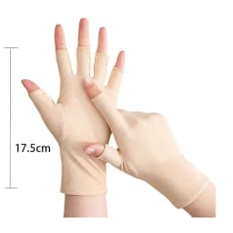 1 Pair Women Casual Elastic Anti-UV Half Finger Gloves Black White Gray Summer Cool Thin Short Cycling Driving Mittens