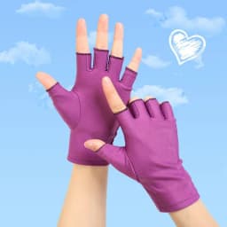 1 Pair Women Casual Elastic Anti-UV Half Finger Gloves Black White Gray Summer Cool Thin Short Cycling Driving Mittens