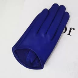Women's Natural Leather Gloves Female Genuine Suede Leather Brief Dancing Motorcycle Driving Gloves R751