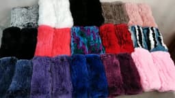 New Style Winter Girl Natural Real Rex Rabbit Fur Gloves Good Elastic Knitted Rabbit Fur Mittens Lady Real Rex Rabbit Fur Gloves