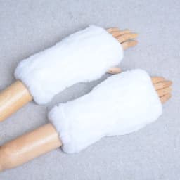 New Style Winter Girl Natural Real Rex Rabbit Fur Gloves Good Elastic Knitted Rabbit Fur Mittens Lady Real Rex Rabbit Fur Gloves