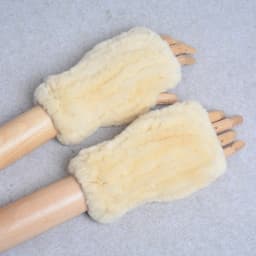 New Style Winter Girl Natural Real Rex Rabbit Fur Gloves Good Elastic Knitted Rabbit Fur Mittens Lady Real Rex Rabbit Fur Gloves