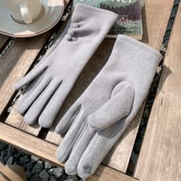 Fashion Simple Style Women Winter Keep Warm Touch Screen Thickened Button Decoration Gloves Outdoor All Match Windproof
