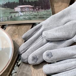 Fashion Simple Style Women Winter Keep Warm Touch Screen Thickened Button Decoration Gloves Outdoor All Match Windproof