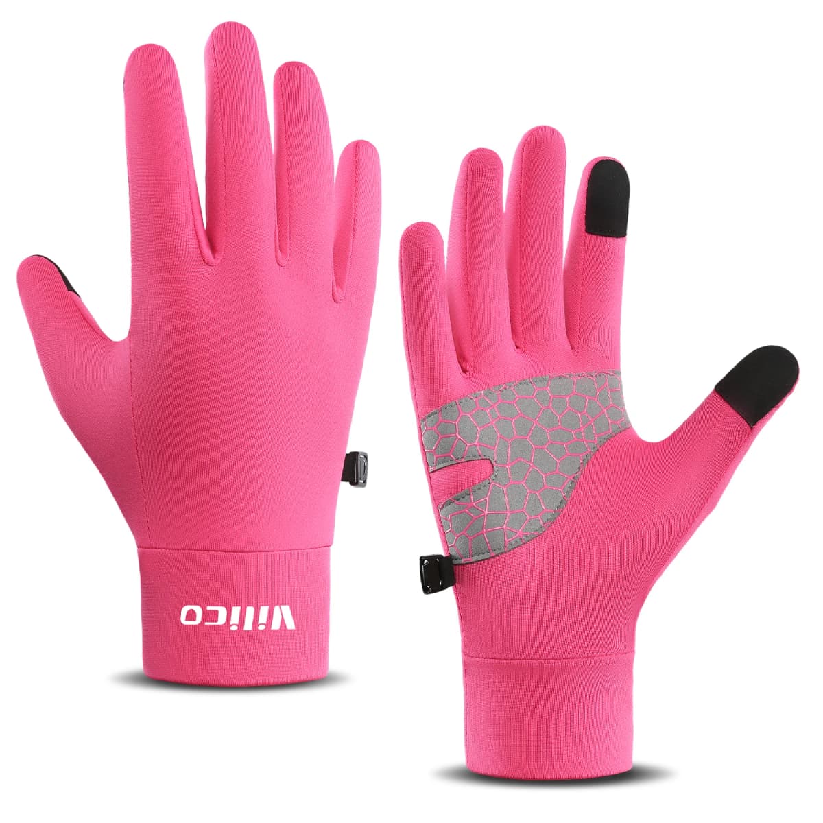 Sports Outdoor Running Men's Winter Warm Knitted Touchscreen Cycling Gloves Women's Autumn/Winter Thin Edition with Velvet