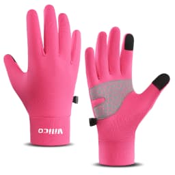 Sports Outdoor Running Men's Winter Warm Knitted Touchscreen Cycling Gloves Women's Autumn/Winter Thin Edition with Velvet