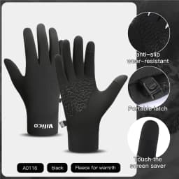 Sports Outdoor Running Men's Winter Warm Knitted Touchscreen Cycling Gloves Women's Autumn/Winter Thin Edition with Velvet