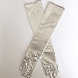 Long patent leather gloves sexy coated gloves gold silver glossy leather long gloves steel pole stage performance gloves y2k
