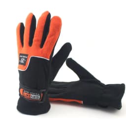 1 Pair Full Finger Fleece Gloves Men's and Women's Winter Outdoor Windproof Warm Gloves Suitable for Riding, Fishing, Skiing