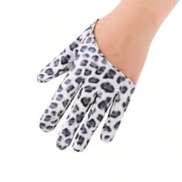 Women DS Half Palm Nightclub Pole Dancing Stage Performance Fashion Personality Hip Hop Gloves Leather Multicolor Soft