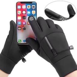 Cycling Gloves Touch Screen Motorcycle Gloves Outdoor Scooter Windproof Waterproof Sports Riding Ski Gloves Warm Running Gloves
