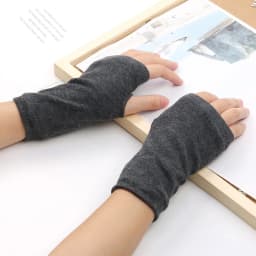 Black Punk Wrist Length Women Fingerless Gloves Men Darkly Ninja Sport Outdoor Hip-hop Gloves Cool Stretch Short Cotton Mittens