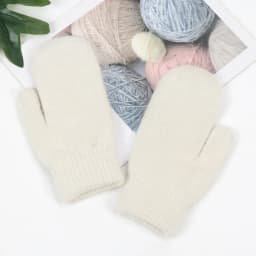 Soft Full Fingers Mittens Rabbit Hair Gloves Winter Keep Warm Korean Version of Solid Color All Fingers Winter Women Girl Gloves