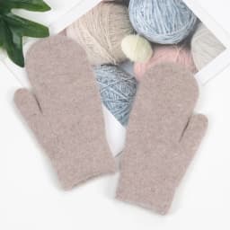 Soft Full Fingers Mittens Rabbit Hair Gloves Winter Keep Warm Korean Version of Solid Color All Fingers Winter Women Girl Gloves