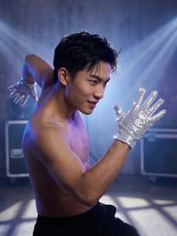 Festive Sequin Glowing Gloves Cool Dance Fashion Bar Dance Performance Women Men Halloween Christmas Gloves