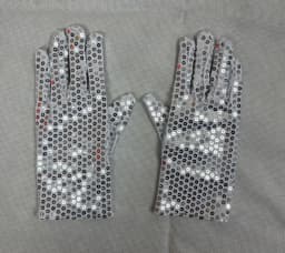 Festive Sequin Glowing Gloves Cool Dance Fashion Bar Dance Performance Women Men Halloween Christmas Gloves