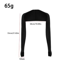 Women Thumbhole Long Sleeve Bolero Shrug Solid Color Open Front Cropped Cardigan Top Slim Fit Sunscreen Jacket