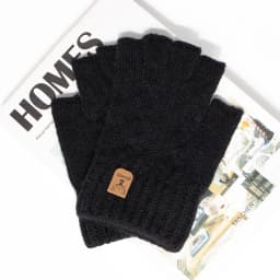 Fashion Knitted Half finger gloves warm autumn winter men women casual gloves for work writting or touch screen