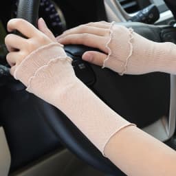 Women Hand Sleeve Wrist Cuffs Ruffled Floral Black Lace Elastic Bracelet Elegant Girls Wrist Gloves Thin and Breathable Decorate