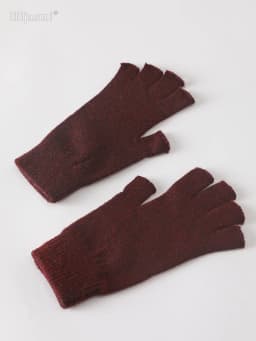 Sale Wool Mitt Exposed Fingertip Women's Gloves Winter Autumn Work Gloves Knitted for Women Fingerless Gloves Drive Mittens
